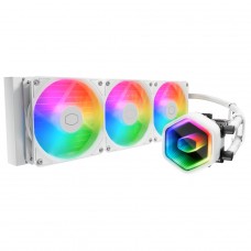 Water Cooler Cooler Master MasterLiquid 360 Core II, ARGB, 360mm, Intel-AMD, White, MLW-D36M-A18PA-RW