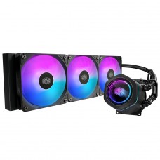 Water Cooler Cooler Master MasterLiquid Core Nex, ARGB, 360mm, Intel-AMD, Preto, MLX-D36M-A18PA-R1