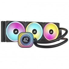 Water Cooler Corsair, iCue LINK, H150i, LCD, RGB, 360mm, Intel-AMD, CW-9061008-WW