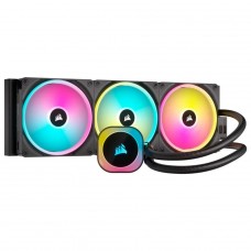 Water Cooler Corsair iCUE LINK H170i, 420mm, RGB, Intel-AMD, Preto, CW-9061004-WW