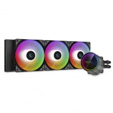 Water Cooler DeepCool Castle 360EX A-RGB, 360mm, ARGB, Intel-AMD, Black, DP-GS-H12W-CSL360EX-AR
