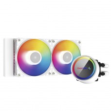 Water Cooler DeepCool Gammaxx L240 A-RGB WH, 240mm, ARGB, Intel-AMD, White, DP-H12CF-GL240-ARGB-WH