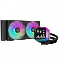 Water Cooler Deepcool LP240, ARGB, 240mm, Display Pixel, Intel-AMD, Preto, R-LP240-BKMSNC-G-1