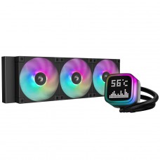 Water Cooler Deepcool LP360, ARGB, 360mm, Display Pixel, Intel-AMD, Preto, R-LP360-BKMSNC-G-1