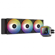 Water Cooler DeepCool LS720, LED ARGB 360mm, Intel-AMD, R-LS720-BKAMNT-G-1
