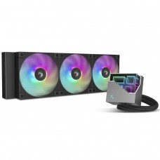 Water Cooler DeepCool LT360 ARGB, 360mm, Intel-AMD, Black, R-LT360-BKAMNC-G-1