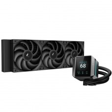 Water Cooler DeepCool Mystique 360, 360mm, ARGB, Intel/AMD, Tela LCD, Black, R-LX750-BKDSNMP-G-1