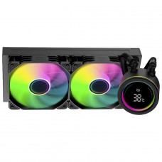 Water Cooler Duex Vision Display, 240mm, ARGB, Display Digital, Intel-AMD, PWM, Preto, DXWC240VISION