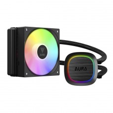 Water Cooler Gamdias Aura GL 120 V2, 120mm, ARGB, Intel/AMD, Black