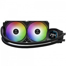 Water Cooler Gamdias Aura GL 240 Digital, 240mm, ARGB, Intel/AMD, Preto