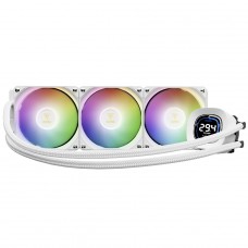 Water Cooler Gamdias Aura GL 360 Digital WH, 360mm, ARGB, Intel/AMD, Branco