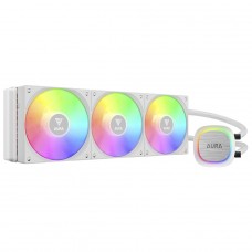 Water Cooler Gamdias Aura GL 360 V2, 360mm, ARGB, Intel/AMD, White