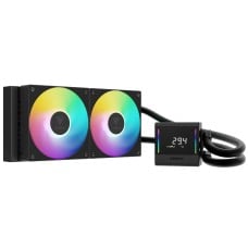 Water Cooler Gamdias Chione E4-240 V2, ARGB, 240mm, Display Digital, Intel-AMD, PWM, Preto