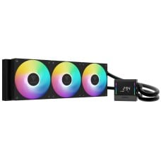 Water Cooler Gamdias Chione E4-360 V2, ARGB, 360mm, Display Digital, Intel-AMD, PWM, Preto