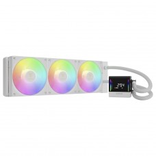 Water Cooler Gamdias Chione E4-360 WH, ARGB, 360mm, Display Digital, Intel-AMD, PWM, Branco
