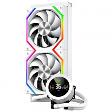 Water Cooler Gamemax IceBurg 240N2 Digital WH, ARGB, 240mm, Intel-AMD, Branco