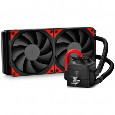 Water Cooler Gamer Storm DeepCool Captain 240EX, Red 240mm, Intel-AMD, DP-GS-H12L-CT240A4