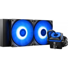 Water Cooler Gamer Storm DeepCool Captain 240EX V2 RGB 240mm, Intel-AMD, Black, DP-GS-H12L-CT240RV2