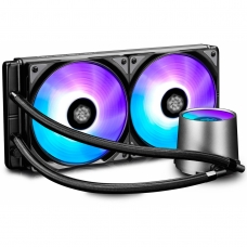 Water Cooler Gamer Storm DeepCool Castle, RGB 280mm, Intel-AMD, DP-GS-H12L-CSL280RGB