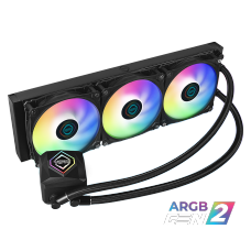 Water Cooler Iceberg Thermal IceFloe OASIS 360, 360mm, ARGB, Intel/AMD, Black