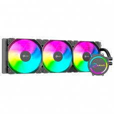 Water Cooler Kalkan Iota 360 ARGB, 360mm, Intel-AMD, Preto, KLK00046