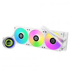 Water Cooler Lian Li Galahad II Trinity, RGB 360mm, Intel-AMD, White, Compatível Com LGA 1700, GA2T36W