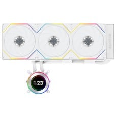 Water Cooler Lian Li Hydroshift II LCD-C 360TL, 360mm, ARGB, Com Display IPS, Intel-AMD, Branco, GHSLCD36TW
