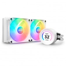 Water Cooler NZXT Kraken Elite 240 RGB, 240mm, AIO LCD Display, White, Intel-AMD, RL-KR24E-W1