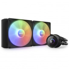 Water Cooler NZXT Kraken 280 RGB, 280mm, AIO LCD Display, Black, Intel-AMD, RL-KR280-B1