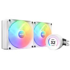 Water Cooler NZXT Kraken Elite 280 RGB, 280mm, White, Intel-AMD, RL-KR28E-W1