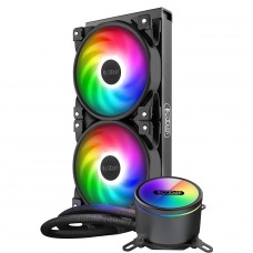 Water Cooler PCCooler GI-CX240 ARGB, 240mm, Intel-AMD