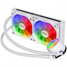 Water Cooler PCYES NIX 2, 240mm, ARGB, Intel-AMD, White, PCYWCNIX240W