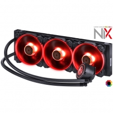 Water Cooler PCYES Nix, RGB 360mm, Intel-AMD, PWC360H40PTRGB