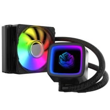 Water Cooler PCYES Tundra Black Vulcan, ARGB, 120mm, Intel-AMD, Preto, WCTBK120
