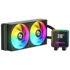 Water Cooler Redragon CCW-1021, ARGB, 240mm, Com Display LCD, Intel-AMD, Preto