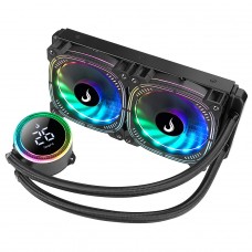 Water Cooler Rise Mode Aura Ice Black, ARGB, 240mm, Intel-AMD, Preto, RM-WAIB-05-ARGB