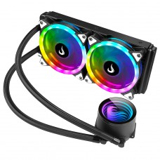 Water Cooler Rise Mode Black, ARGB, 240mm, Intel-AMD, Preto, RM-WCB-04-ARGB