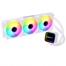 Water Cooler Round5 Eurus White, ARGB, 360mm, Intel-AMD, PWM, Branco, R5-WC-EURUS-360W-2233