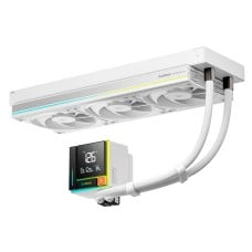 Water Cooler Sudokoo Energlo 360, 360mm, Intel-AMD, ARGB, Display LCD, Branco, R-ENR360-WHDSMC-GAS-1