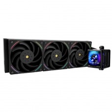 Water Cooler Thermalright Elite Vision 360 Black, 360mm, ARGB, Display LCD, Intel/AMD, Preto
