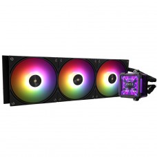 Water Cooler Thermalright Frozen Warframe Pro 360 Black, 360mm, ARGB, Display LCD, Intel/AMD, Preto
