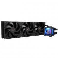 Water Cooler Thermalright Frozen Warframe Pro 360 Preto, 360mm, Display LCD, Intel/AMD, Preto
