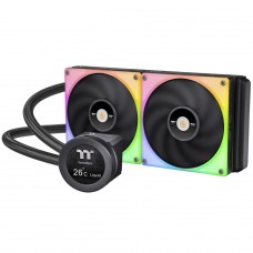 Water Cooler Thermaltake Toughliquid Ultra, RGB, 280mm, Display LCD, Intel-AMD, Preto, CL-W371-PL14SW-A