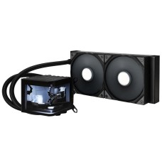 Water Cooler Tryx Panorama, 240mm, Display Curvo AMOLED Customizável, Intel-AMD, Preto, L-P240N-DS2M-G0K