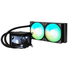 Water Cooler Tryx Panorama ARGB, 240mm, Display Curvo AMOLED Customizável, Intel-AMD, Preto, L-P240A-AS2M-G0K