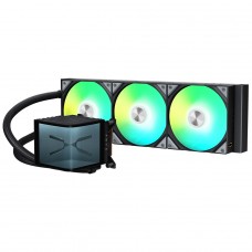 Water Cooler Tryx Panorama ARGB, 360mm, Display Curvo AMOLED Customizável, Intel-AMD, Preto, L-P360A-AS3M-G1K