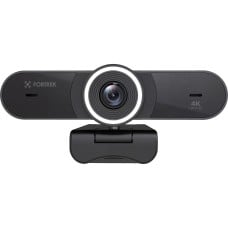 Webcam Fortrek Vision 40, 4K Ultra HD, 30 FPS, Com Ring Light, Preto, 87792